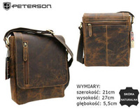 Leather bag PETERSON PTN EASTON-HTT