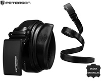 Pasek automat skórzany PTN A004 Black