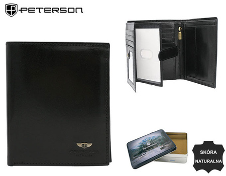 Portfel skórzany PTN 22307-VT Black