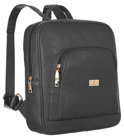 Plecak z eko skóry PTN PL-29601 Gray