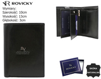 Leather Wallet RV-75699-9B-BCA Black