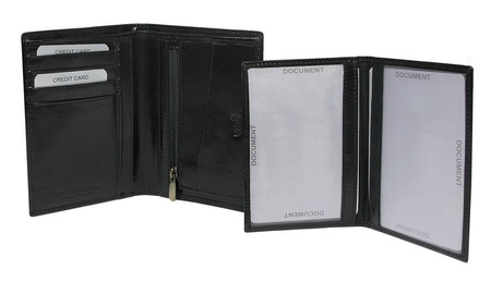 Portfel męski skórzany N74-VT-NL BLACK