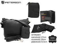 Leather bag+wallet PTN D73-DS