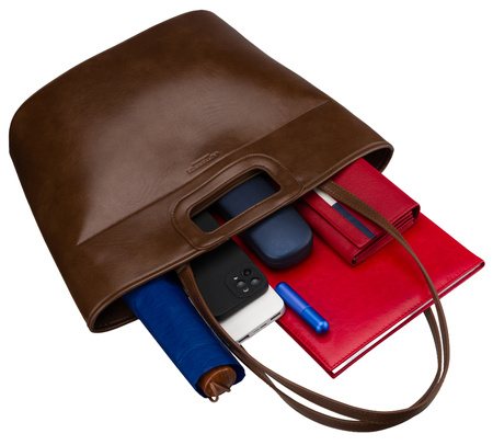 Torebka damska PU PTN TOR-ALE-29 Brown