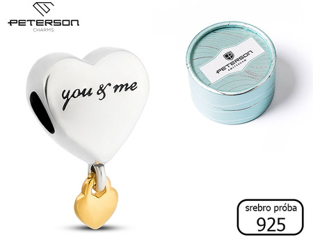 Charms ze srebra you & me PETERSON CHP-011
