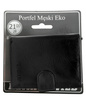 Portfel męski eko na blistrze F18-054W-BL Black