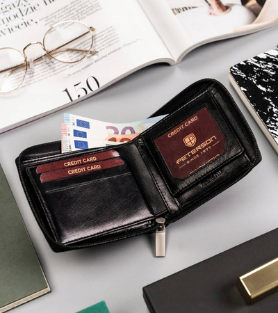 PETERSON PTN RD-30-GCL RFID leather wallet