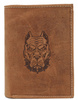 Portfel męski skórzany Blister N4-CHM-DOG-2-BL Cognac