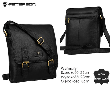 Torba skórzana PTN 996-B-NDM Black