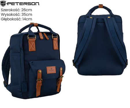 Plecak PTN GAMMA Navy Brown