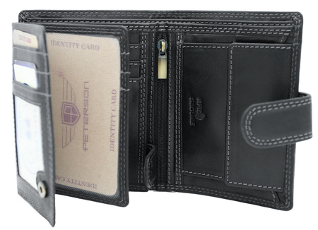 PETERSON PTN WL-0306L-COM RFID leather wallet
