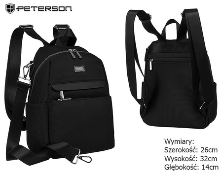 Women's backpack PTN CPY-01 Black