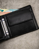 A two-piece gift set: Leatherette wallet & key ring by ROVICKY R-SET-M-N003-PUA BLA