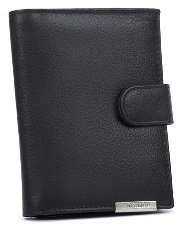 Portfel męski skórzany N4L-P-PDM-BL Black