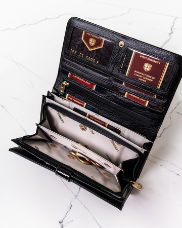Women's wallet sk. PTN 421077-SH BLACK