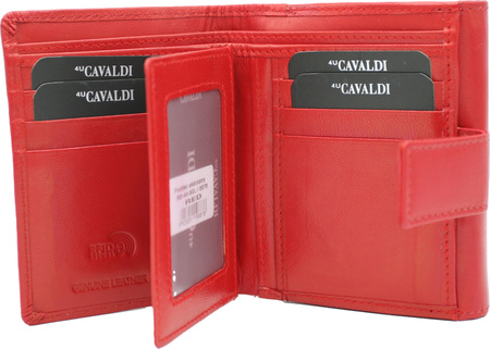Leather wallet RD-44-GCL RED