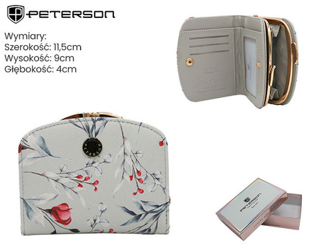 Portfel damski eko PTN 1830-F8 Blue Flower 07