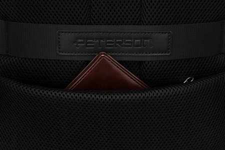 Laptop Backpack with Suitcase Strap Peterson PTN PTY-05 Black