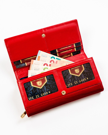 PETERSON PTN 42100-SAF RFID leather wallet