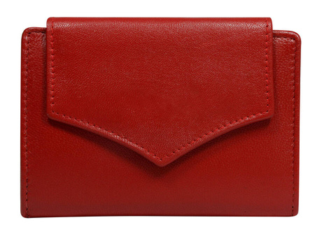 WOMEN'S leather wallet RD-01-GCL-NL Red