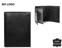 NO LOGO leather wallet N4-BMN-NL
