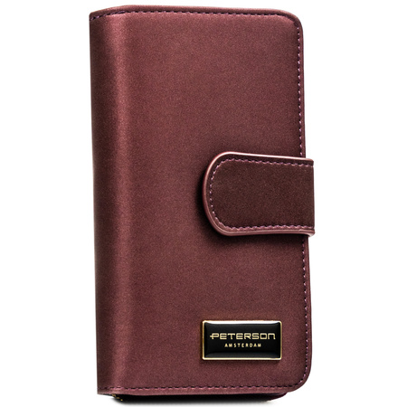 Portfel damski skóra naturalna+PU PTN PS116-HNL Purple