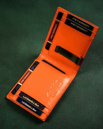 PETERSON PTN N78 2-1-1 RFID leather wallet
