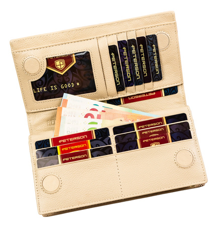 Portfel damski PTN PTN PS1431-MLF Beige