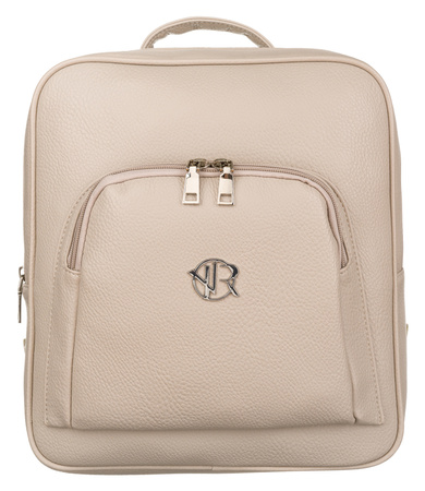 Plecak damski PU R-PL-29601 L.Beige