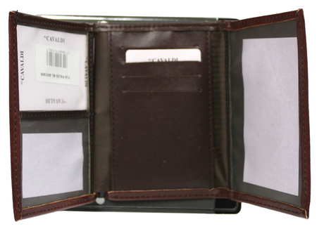 Etui na dokumenty na blistrze F18-PAL50 Brown