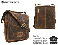 Torba skórzana PTN-371-TMH Tan