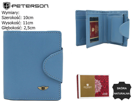 PETERSON PTN 2517-BO RFID leather wallet