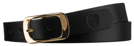 Pasek damski wąski PTN STU-17G2 Black