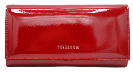 PETERSON PTN 42122-SBR RFID leather wallet