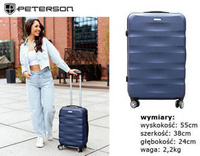 Suitcase PTN 5806-W-S BLUE