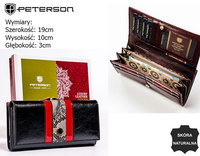 Portfel skórzany RFID PETERSON PTN ST-721