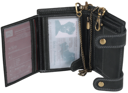 Portfel skórzany 2901-BIC BLACK