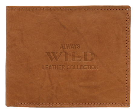 Portfel męski skórzany AW-N5-MAL Tan