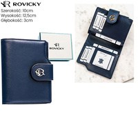 Portfel damski eko R-012-JK6 Navy