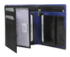 Portfel męski skórzany D1072-VT2 Black+Blue