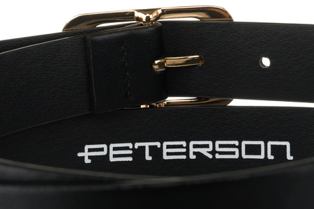 Pasek damski wąski PTN STU-17G2 Black