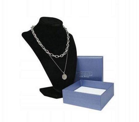 Openwork women's necklace in silver LORENTI 31 SILVER