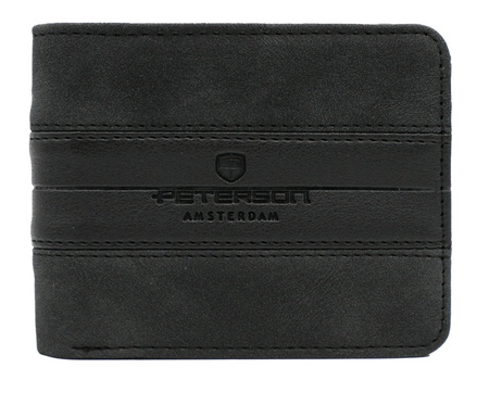 Portfel męski ze skóry PU PTN EH-08Z Black