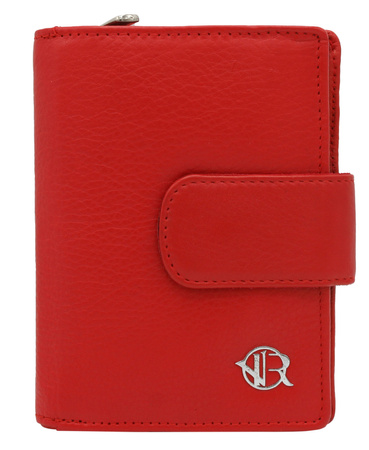 Portfel damski skórzany na blistrze R-D1503-NCD-BL Red