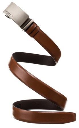 Pasek automat skórzany PTN A005 Brown