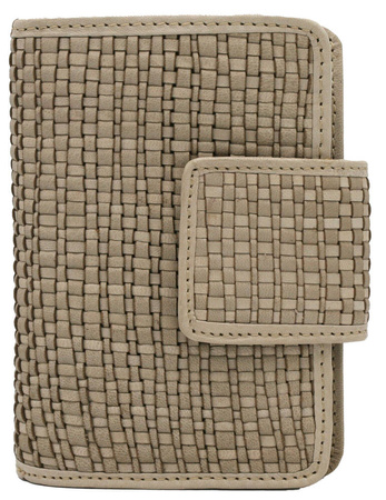 Portfel skórzany R-613-DDW Beige