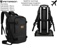 Plecak podróżny PTN SIKORKA Black