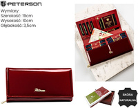 Portfel damski skórzany PTN BC-42106 Red