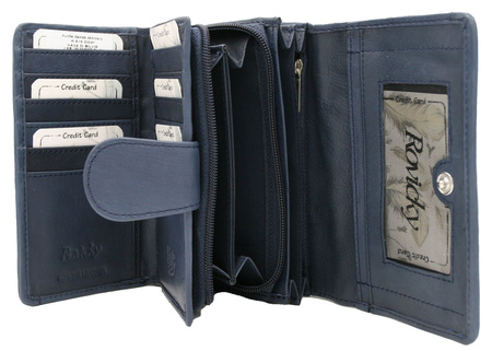 Leather wallet RFID ROVICKY R-615-DDW