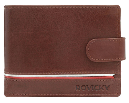 Leather men wallet ROVICKY N992L-CPL